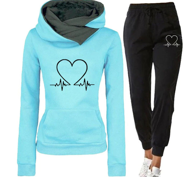 Mariana | Conjunto Feminino Casual Corações
