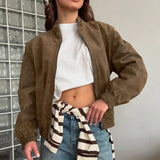 Cecília | Casaco Estilo Urbano de Manga Comprida