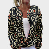 Leonor - Cardigan Floral de Outono