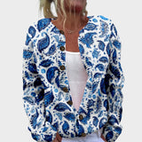 Leonor - Cardigan Floral de Outono
