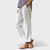 Jéssica - Calças de linho para senhora