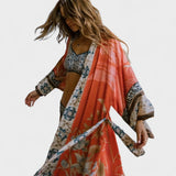 Petra - Kimono Longo Estilo Boho