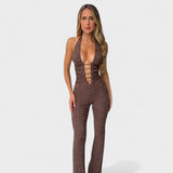 Rita - Macacão com Decote Profundo