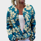 Leonor - Cardigan Floral de Outono