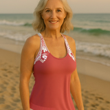 Laura - Conjunto de biquíni de duas peças com estampa floral