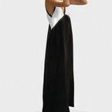 Lara - Vestido Comprido Bicolor