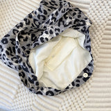 Leonor | Mala Feminina Casual com Padrão Leopardo