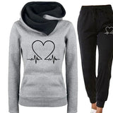 Mariana | Conjunto Feminino Casual Corações