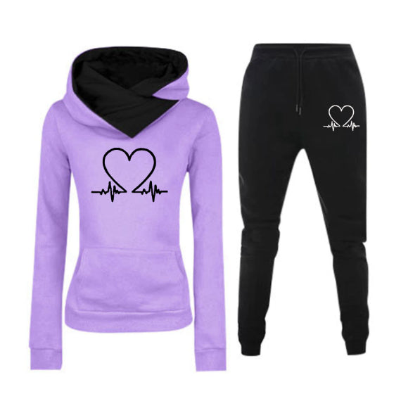 Mariana | Conjunto Feminino Casual Corações