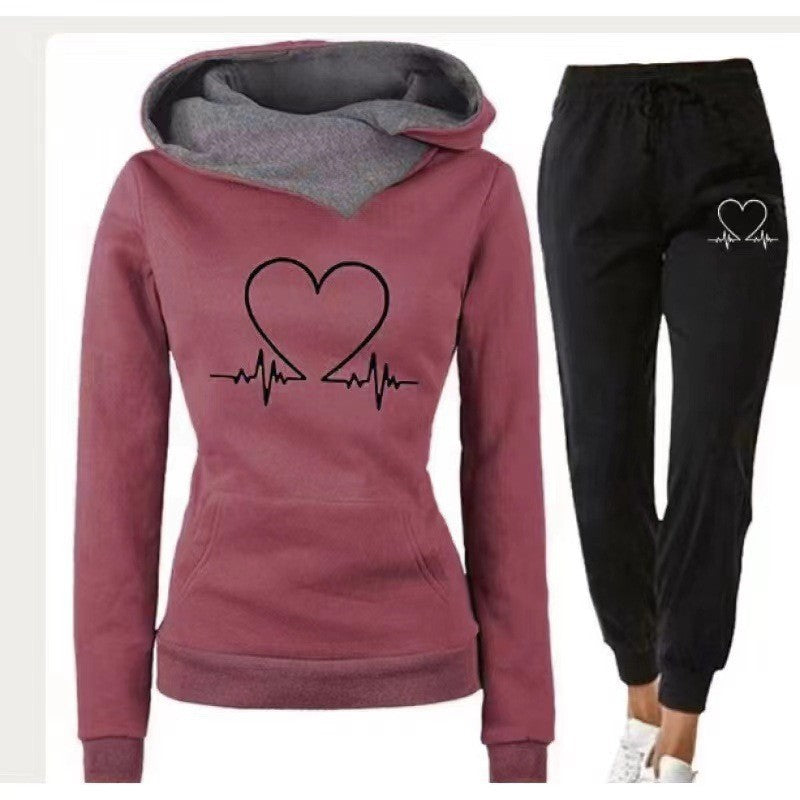 Mariana | Conjunto Feminino Casual Corações