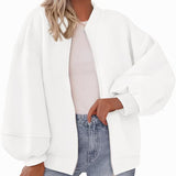 Matilde | Sweatshirt com Fecho e Manga Comprida