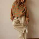 Sofia | Casaco Polar com Lapela e Fecho Frontal