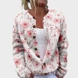 Leonor - Cardigan Floral de Outono