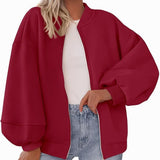 Matilde | Sweatshirt com Fecho e Manga Comprida