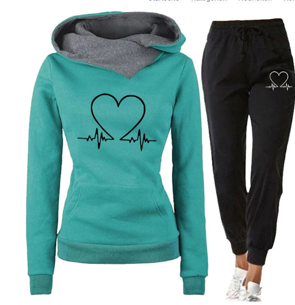 Mariana | Conjunto Feminino Casual Corações