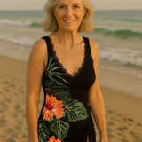 Cátia - Tankini com padrão floral