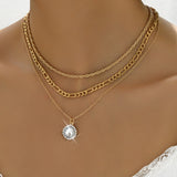 Camila | Colar Multicamadas com Pendente