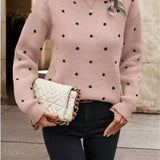 Ana | Camisola Jacquard com Padrão de Bolas