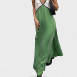 Lara - Vestido Comprido Bicolor