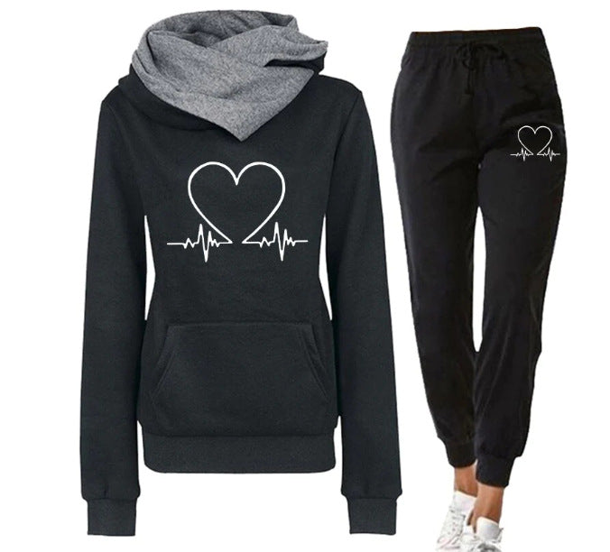 Mariana | Conjunto Feminino Casual Corações