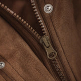 Laura | Casaco Feminino de Meia Estação em Camurça