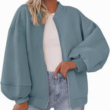 Matilde | Sweatshirt com Fecho e Manga Comprida