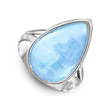 Aurora | Anel Gota Azul