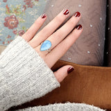 Aurora | Anel Gota Azul