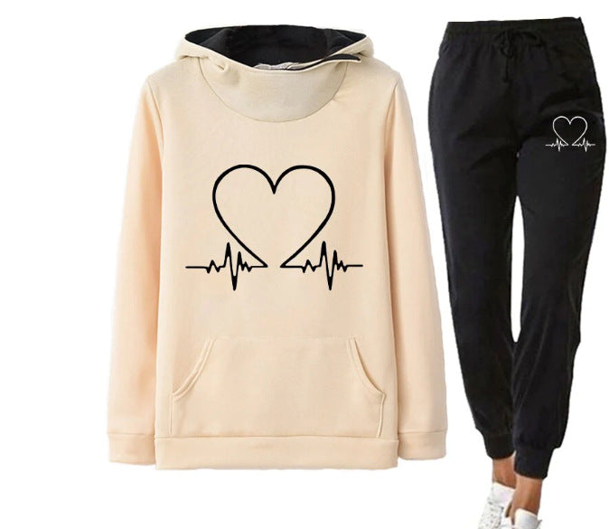 Mariana | Conjunto Feminino Casual Corações