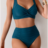 Daniela - Biquíni em tecido com pregas
