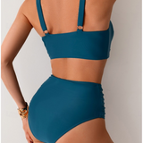 Fátima - Biquíni em tecido com pregas