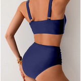 Daniela - Biquíni em tecido com pregas