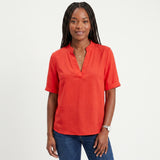 Célia - Blusa Fluida Decote em V