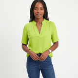 Célia - Blusa Fluida Decote em V