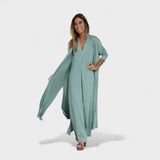 Filipa - Colete + Vestido Longo com Decote em V