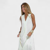 Filipa - Colete + Vestido Longo com Decote em V