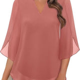 Francisca | Blusa com Mangas de Folhos