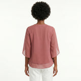 Francisca | Blusa com Mangas de Folhos