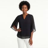 Francisca | Blusa com Mangas de Folhos