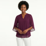 Francisca | Blusa com Mangas de Folhos